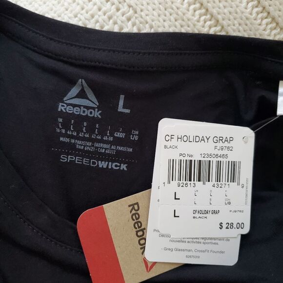 Reebok CrossFit Christmas Muscle Tank Top sz Lg - Picture 9 of 11